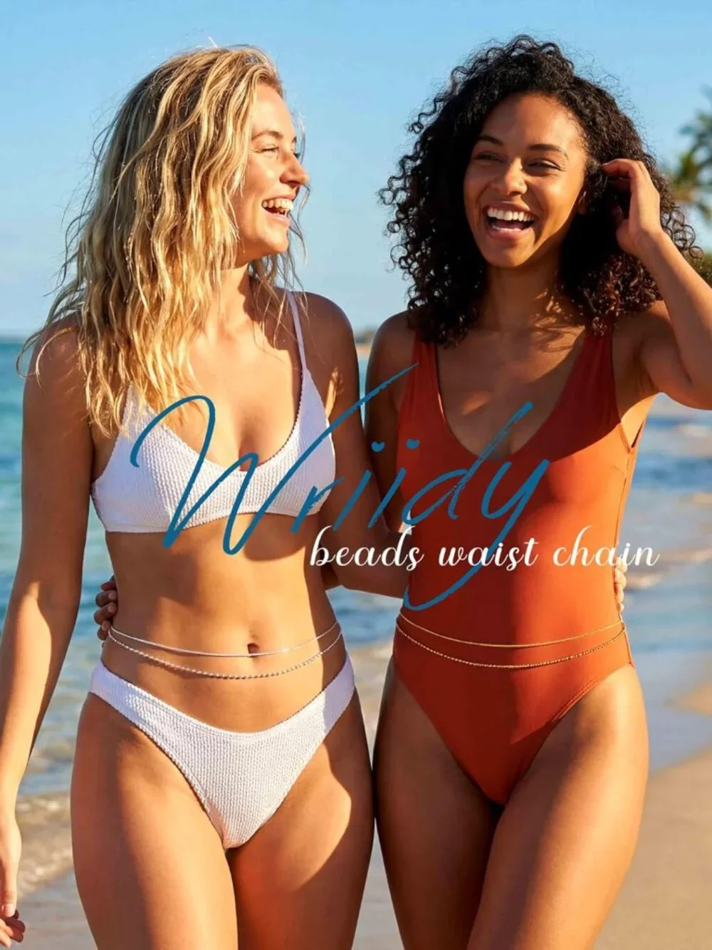 Silver Beads Belly Chain Gold silver Women Dainty Body Jewelry Accessories